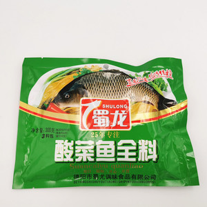 四川特产酸菜鱼调料300g 蜀龙老坛酸菜鱼调味佐料满5袋包邮