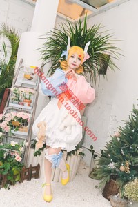 Vocaloid 镜音铃 迷失的森林与兔子 cosplay定做动漫服装假发定制