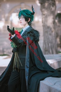 我的英雄学院 绿谷出久 魔王 cosplay定做 承接动漫服装假发定制