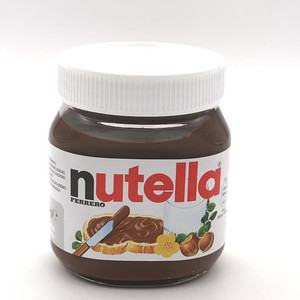 进口Nutella能多益榛子巧克力酱 350g 费列罗榛果可可早餐涂抹酱