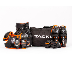 TACKLA儿童冰球轮滑护具装备全套护胸护肘护腿冰球手套轮滑球护具