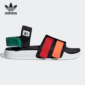 Adidas/阿迪达斯正品年夏季男女三叶草凉拖运动凉鞋 GZ8827