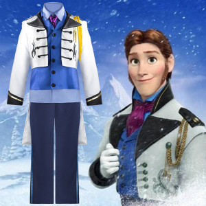 万圣节冰雪cos奇缘服装汉斯王子Frozen Hans cosplay衣服全套现货