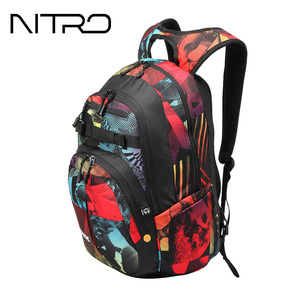 NITRO奈乔旅行双肩包女背包大容量背包学生电脑书包男包户外背包