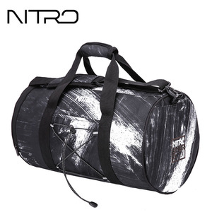NITRO健身包女运动圆筒包男潮旅行包斜挎包健身单肩包手提包