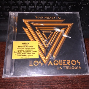 M版未拆 Los Vaqueros: La Trilogia Wisin 2CD 带贴纸