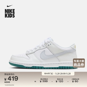 Nike耐克官方儿童DUNK大童运动童鞋夏季板鞋轻便缓震抓地FD9911