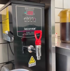 lecon/乐创 步进式电热开水器全自动商用开水机吧台机水龙头