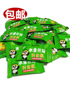 包邮  贵州特产水果熊猫 刺梨糕500g 维C  散装零食 果糕 酸甜