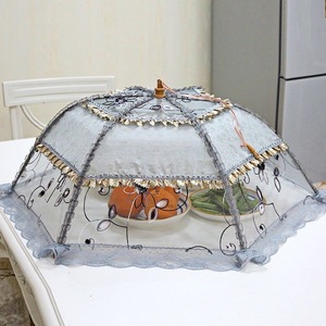 罩菜罩家用可折叠可拆洗防苍蝇遮盖剩菜罩食物罩饭菜伞餐桌罩桌盖