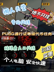 绝地求生PUBG吃鸡 新年工匠通行证等级 代币 代练