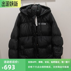 正品CONVERSE匡威 女款保暖棉服面包短夹克外套10025202-A01-A02