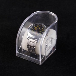 表盒手表收纳盒单只塑料透明防尘展示盒放置盒手表首饰支架包装盒