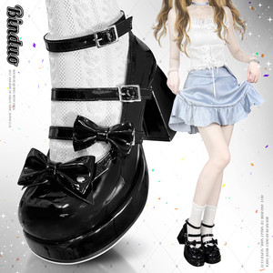 月光使者 缤朵原创设计lolita高跟鞋y2k亚文化朋克哥特玛丽珍单鞋