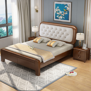 北欧实木床单人床1米2儿童床男孩小户型现代简约一米二老人床小床
