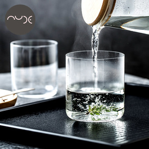 进口NUDE家用欧式水晶玻璃水杯个性 创意牛奶杯饮料杯子 超薄简约