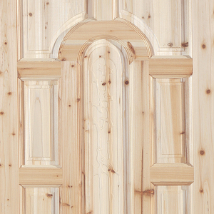 新中式门杉木门实木门套装纯实木门原木定制 卧室门全木门木头门