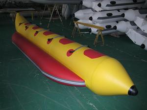 橡皮艇加厚充气船5人水上乐园船香蕉船艇浮筒冲浪滑水漂流皮划艇