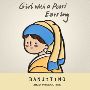 BANJiTiNO自制珍珠少女徽章胸针ins潮个性可爱日系包包装饰礼品