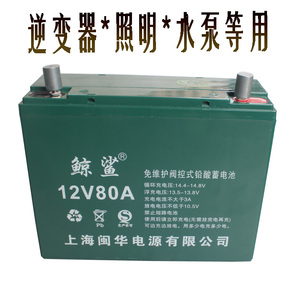 12V伏电瓶逆变器照明音响水泵12V36AH安100A120A150A蓄电池干电瓶