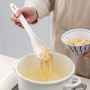 日本耐高温捞面条神器家用厨房煮意大利面大漏勺鸡蛋饺子长柄捞勺