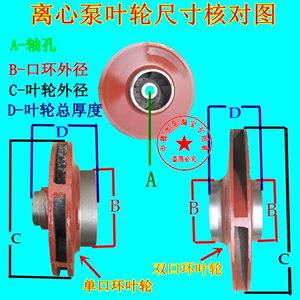 IS 65-50-125 100-80-160 150-125-250  200-315 清水离心泵 叶轮