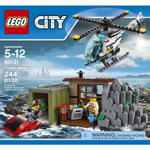 LEGO 60131 坏蛋岛 City  Police 城市系列 乐高 积木 小偷 警察