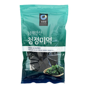韩国海带汤海带进口清净园裙带菜无沙韩式干海带凉拌干货紫菜100g