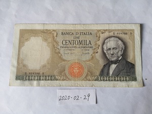 意大利1970年100000里拉