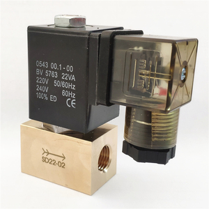 SD22-02小型二位两通高压电磁阀常闭耐压8Mpa水阀气阀AC220VDC24V