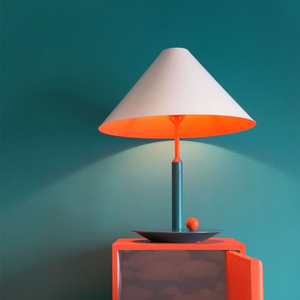 后现代卧室床头柜台灯法国设计师多彩孟菲斯现代简约个性创意灯具