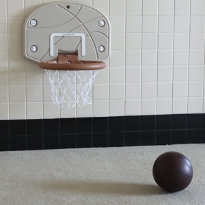 出口韩国同货源儿童playbasketball免打孔移动篮球筐架家庭运动