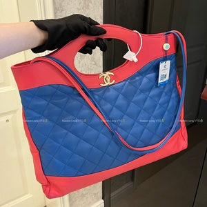 【Maison Long中古】Chanel/香奈儿31bag手提包书包扣拼色单肩包