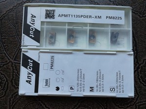 正品AnyCut/亚肯 APMT1135PDER-XM PM8225数控刀片小R0.8铣刀片