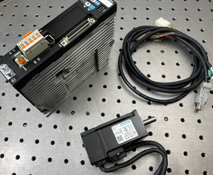 日本三协100W交流伺服电机 带驱动器套装脉冲方向信号 40大小