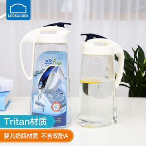 乐扣乐扣 大容量冷水壶水瓶家用塑料透明tritan ABF631组合