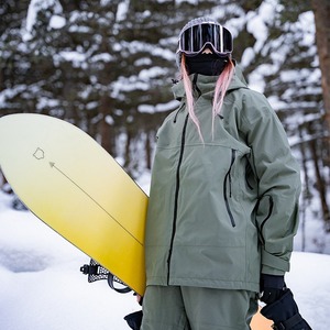 男女款3L滑雪服单双板滑雪衣裤套装背带裤马甲儿童连体软壳卫衣