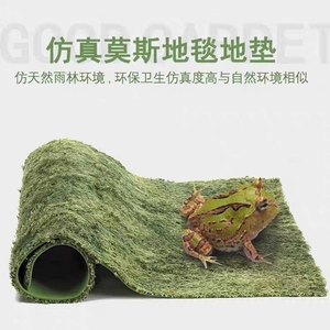 角蛙莫斯地毯陆龟饲养箱爬宠吸水保湿垫两栖安缘乌龟守宫蜥蜴垫材