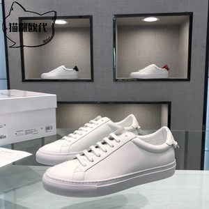 Givenchy/纪梵希 24SS新款跟结扣字母印花logo小白鞋男女休闲板鞋