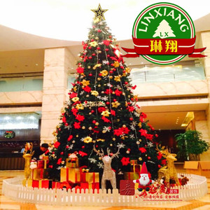 大型圣诞树豪华3米4米5米6米7米加密圣诞树套餐装饰礼品商场布置