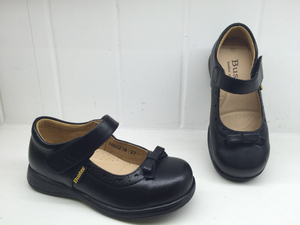 NONO爱   香港buster专柜新款健康机能黑色皮鞋超轻礼鞋舒适童鞋