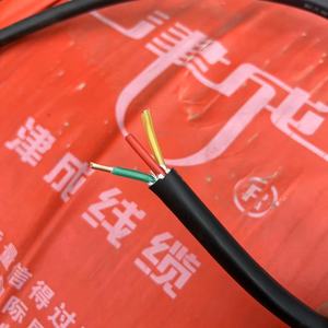 天津津成电缆WR-ZR-YJV3*6充电桩电源线防腐阻燃硬芯电缆保用70年