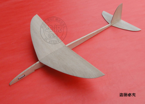 红箭木质弹射模型滑翔飞机(一级）套材/手掷模型飞机/益智动手