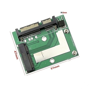 2.5“ 2.5 SATA转to MINI PCIE mSATA SSD固态硬盘转接卡adapter