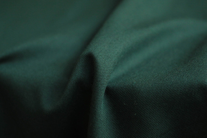 意大利进口松叶绿色细腻斜纹磨毛亲肤垂顺羊毛棉布料设计师面料
