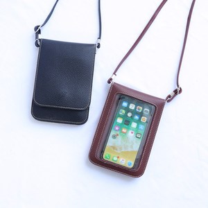 2023新款韩版纯色竖款触屏手机包潮迷你小包包单肩包斜挎包零钱袋