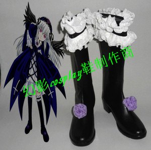 编号134 蔷薇少女 Rozen Maiden 水银灯 Suigintou cosplay鞋