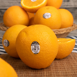 美国新奇士黑标3107甜橙5斤晚熟橙子大果新鲜橙汁时令孕妇水果