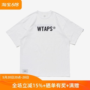 四季出品国仓WTAPS SIGN SS COTTON TSSC字母休闲短袖T恤男款24SS