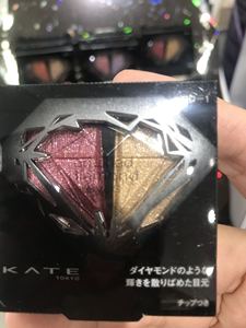 RD-1 OR-1日本Kate2019年新品钻石宝石双色眼影盘光泽感大闪2.2g